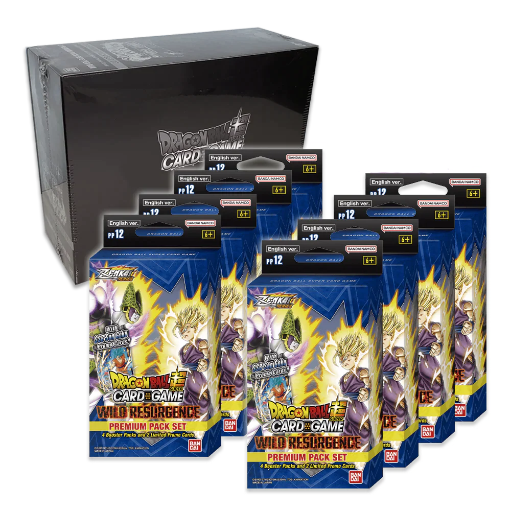 DragonBall Super Card Game WILD RESURGENCE Premium Pack Set