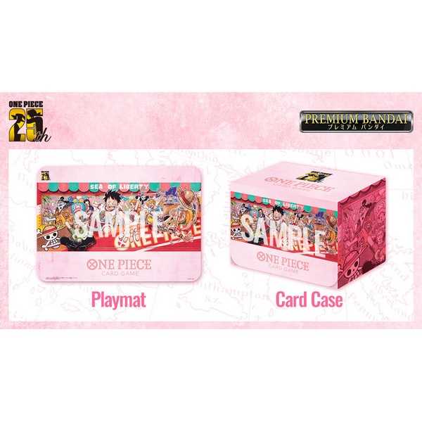 One Piece Card Game - Playmat and Card Case Set -25th Edition