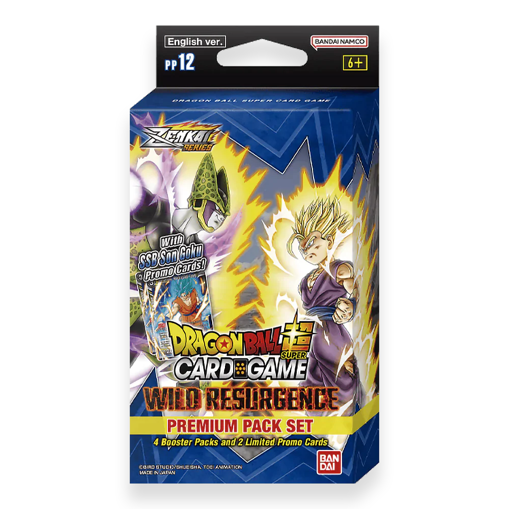 Dragon Ball Super Card Game - Zenkai Series - Wild Resurgence - Premium Pack