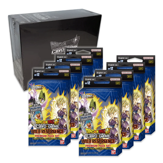 Dragon Ball Super Card Game - Zenkai Series 04- Wild Resurgence - Premium Pack (Display of 8)