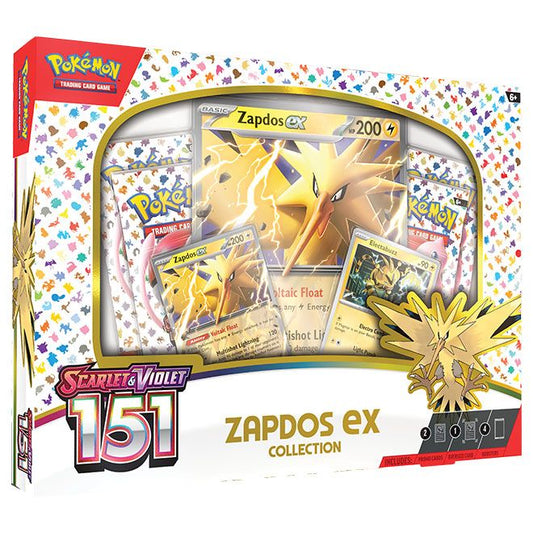 Pokemon Scarlet & Violet 151 - Zapdos Ex Collection