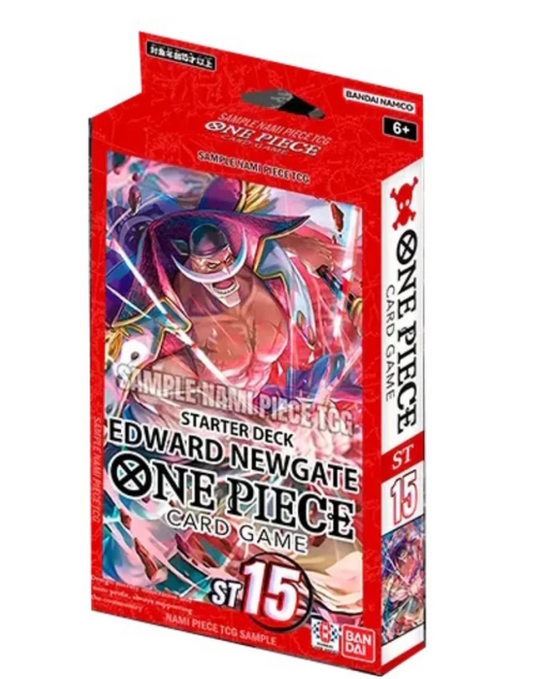 One Piece Card Game Starter Deck Red Edward Newgate ST15