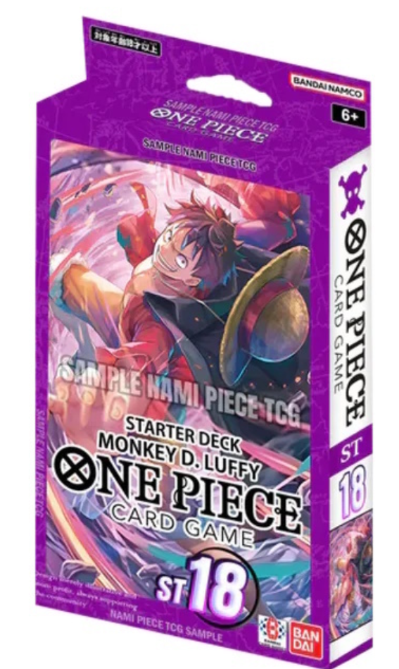 One Piece Card Game Starter Deck Purple Monkey D.Luffy ST18