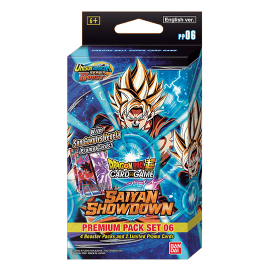 Dragon Ball Super CG: Premium Pack Unison Warrior Series Set 06 Saiyan Showdown